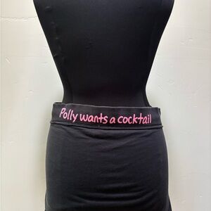 Black cotton mini